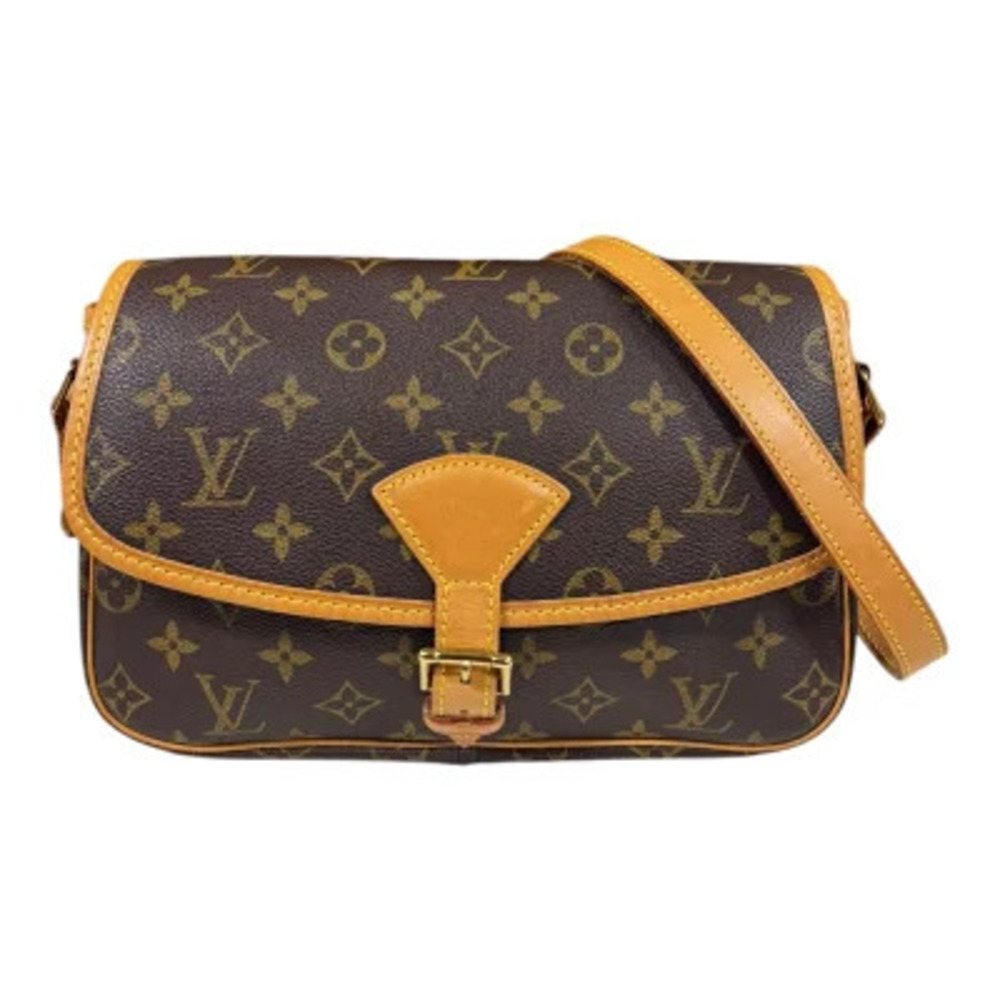 Louis Vuitton Sologne Monogram Shoulder Bag Canvas Brown
